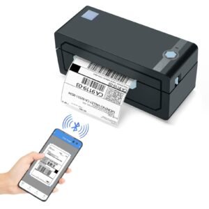 Refurbished Printer Bluetooth Thermal Label Printer, 130B Wireless for Shipping Packages Small Business